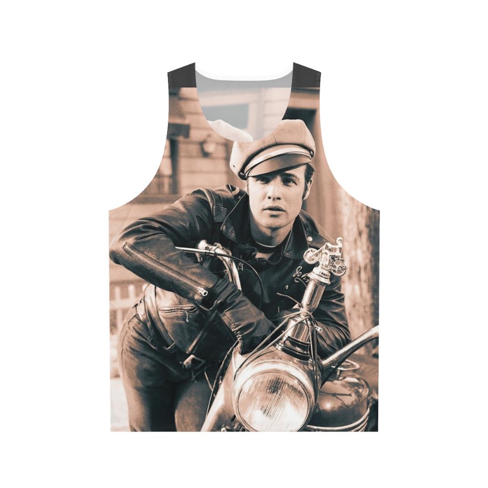 Marlon Brando vintage portrait unisex tank top