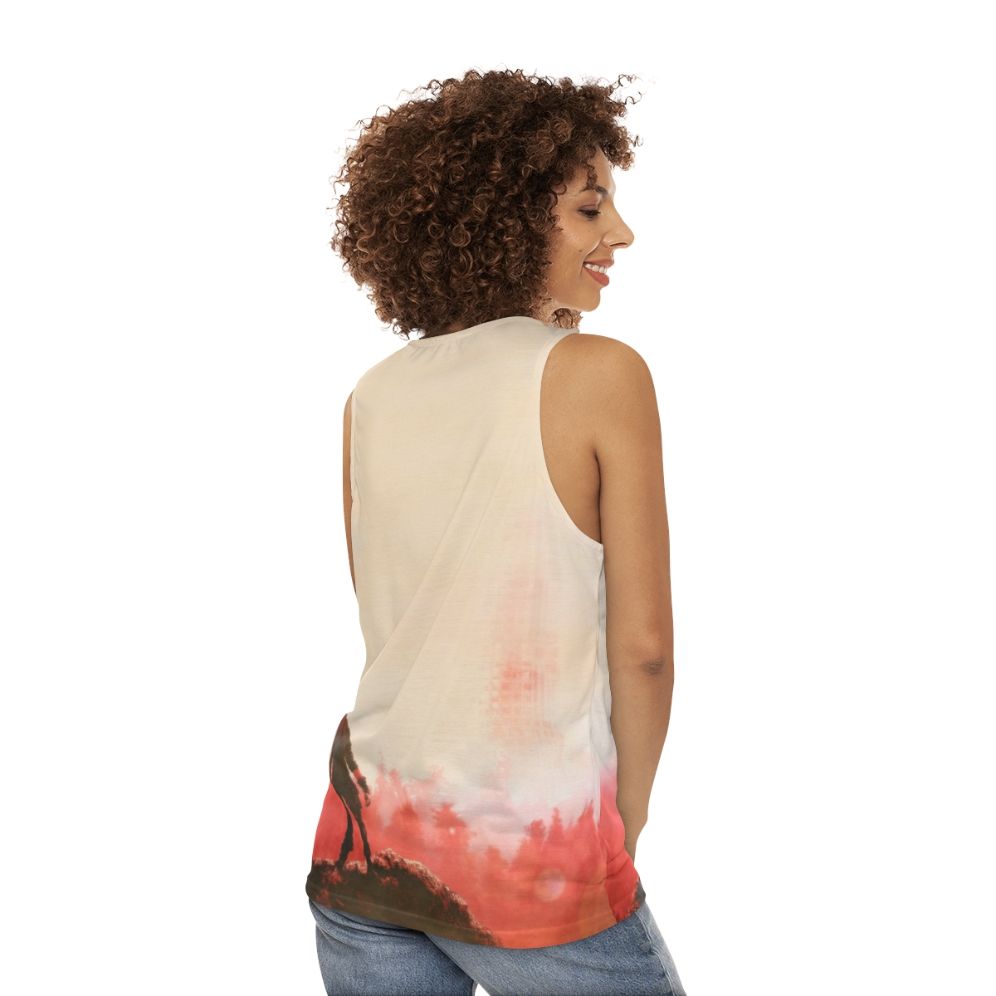 Wanheda The 100 Unisex Tank Top - women back