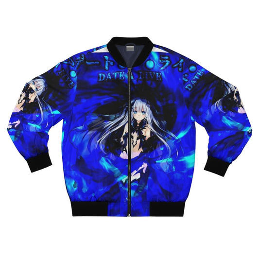 Origami Tobiichi Anime Bomber Jacket featuring the character from the Date A Live series