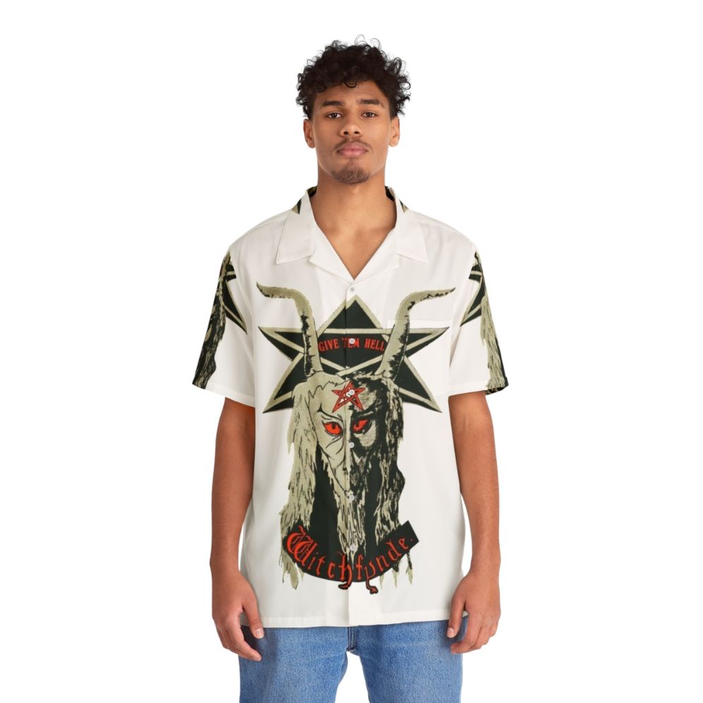 Witchfynde Give Em Hell Heavy Metal Hawaiian Shirt - People Front