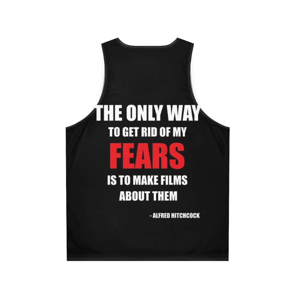 Unisex Alfred Hitchcock Quote Tank Top - Back