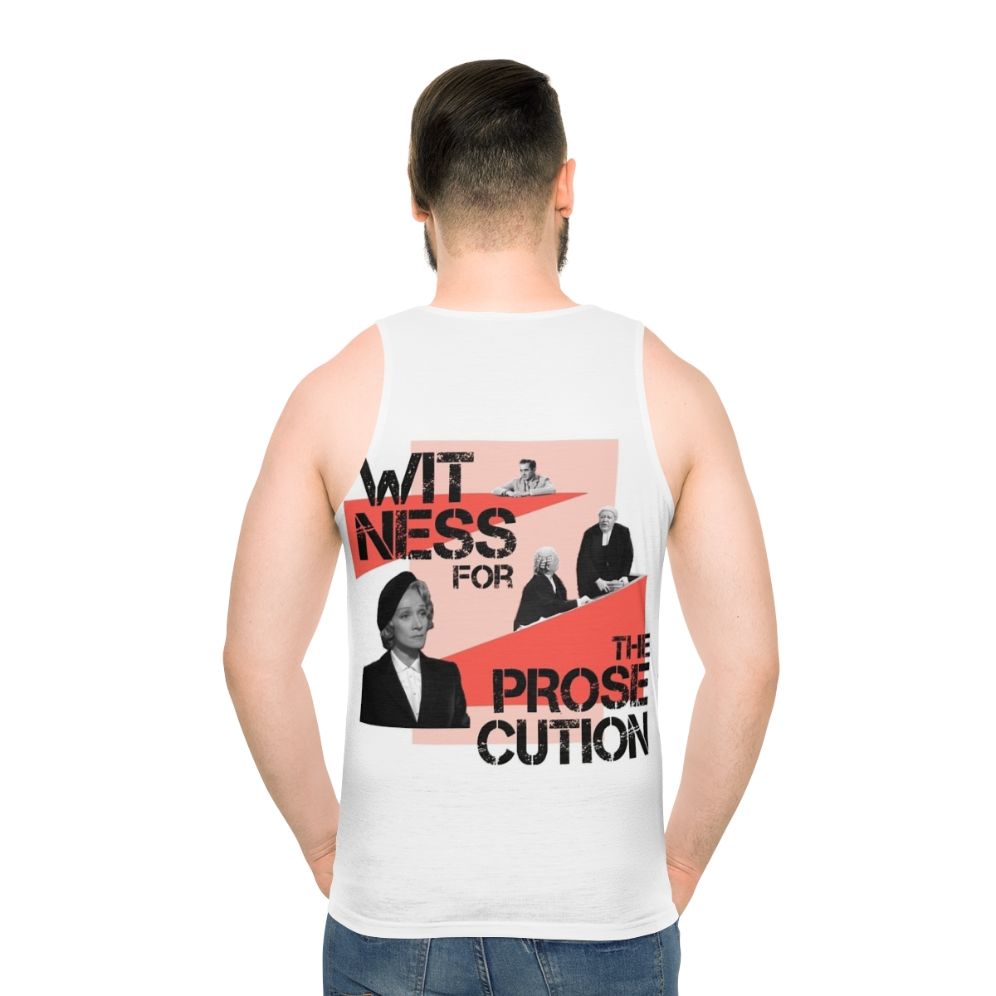 Witness for the Prosecution Unisex Tank Top - men back