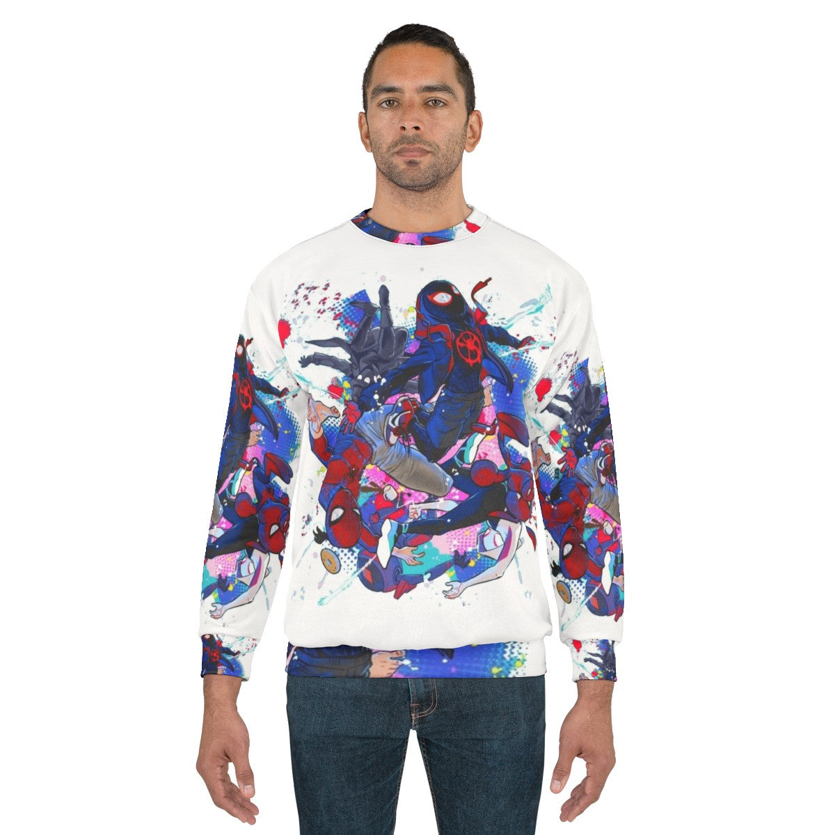 Spider-Verse Spiderman Superhero Sweatshirt - men