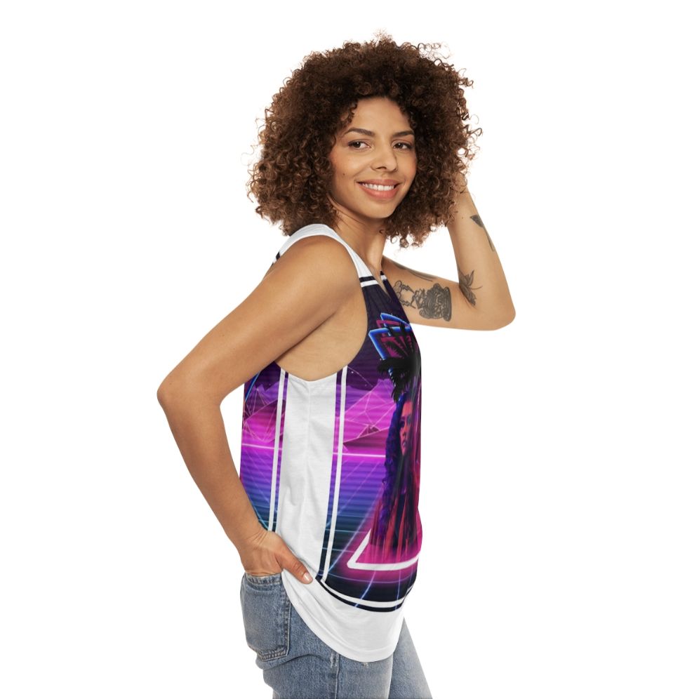 Unisex "Rules, Jules, & Rue" Euphoria inspired graphic tank top - women side