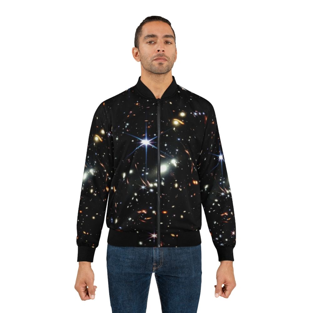 James Webb Space Telescope Deep Field Bomber Jacket - Lifestyle