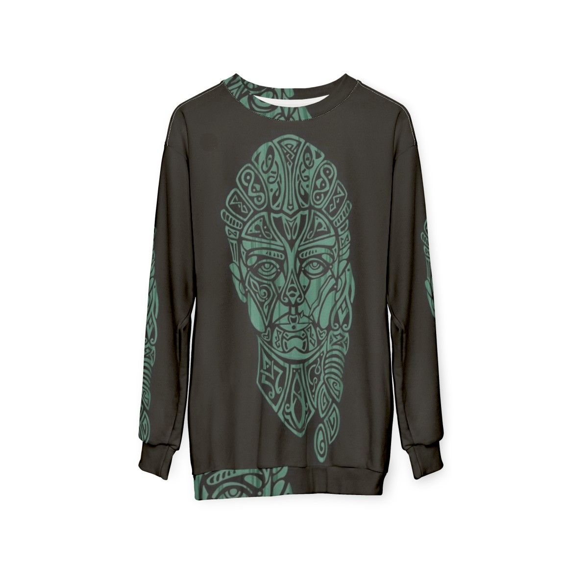 Assassin's Creed Eivor Celtic Portrait Sweatshirt - hanging