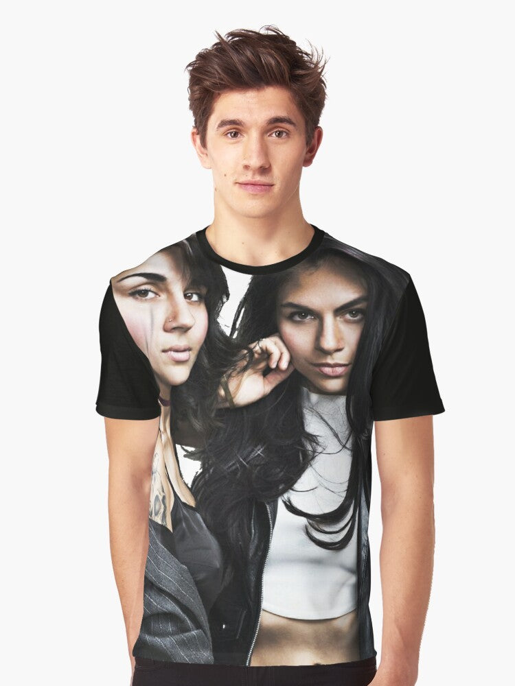 Krewella EDM Music T-Shirt with Graphic Design for Dance Lovers - Men