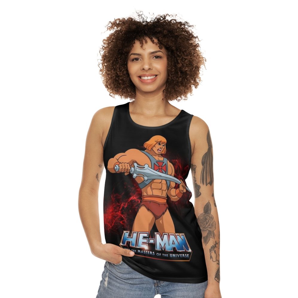 Retro He-Man Masters of the Universe Unisex Tank Top - women