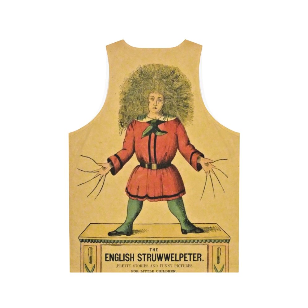 Struwwelpeter unisex tank top with horror-inspired design - Back