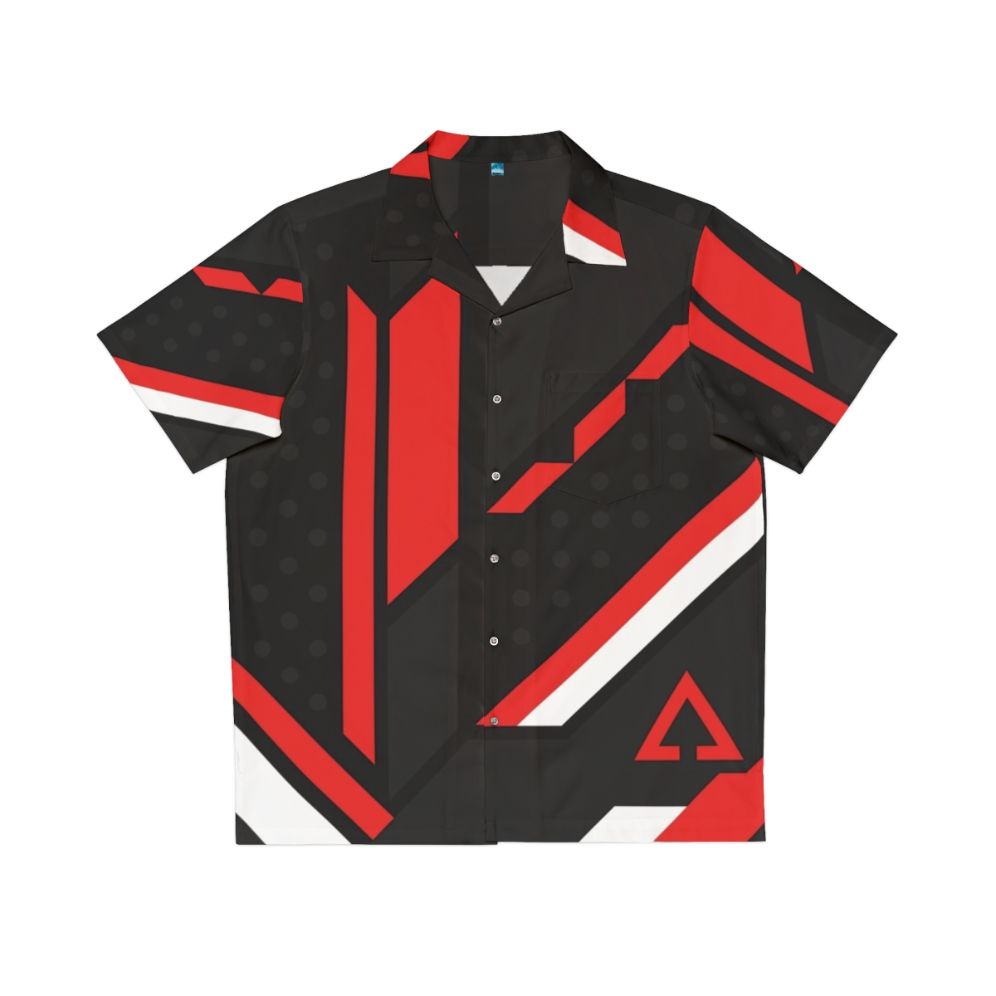 CSGO-themed Hawaiian shirt with counter-strike inspired patterns and designs