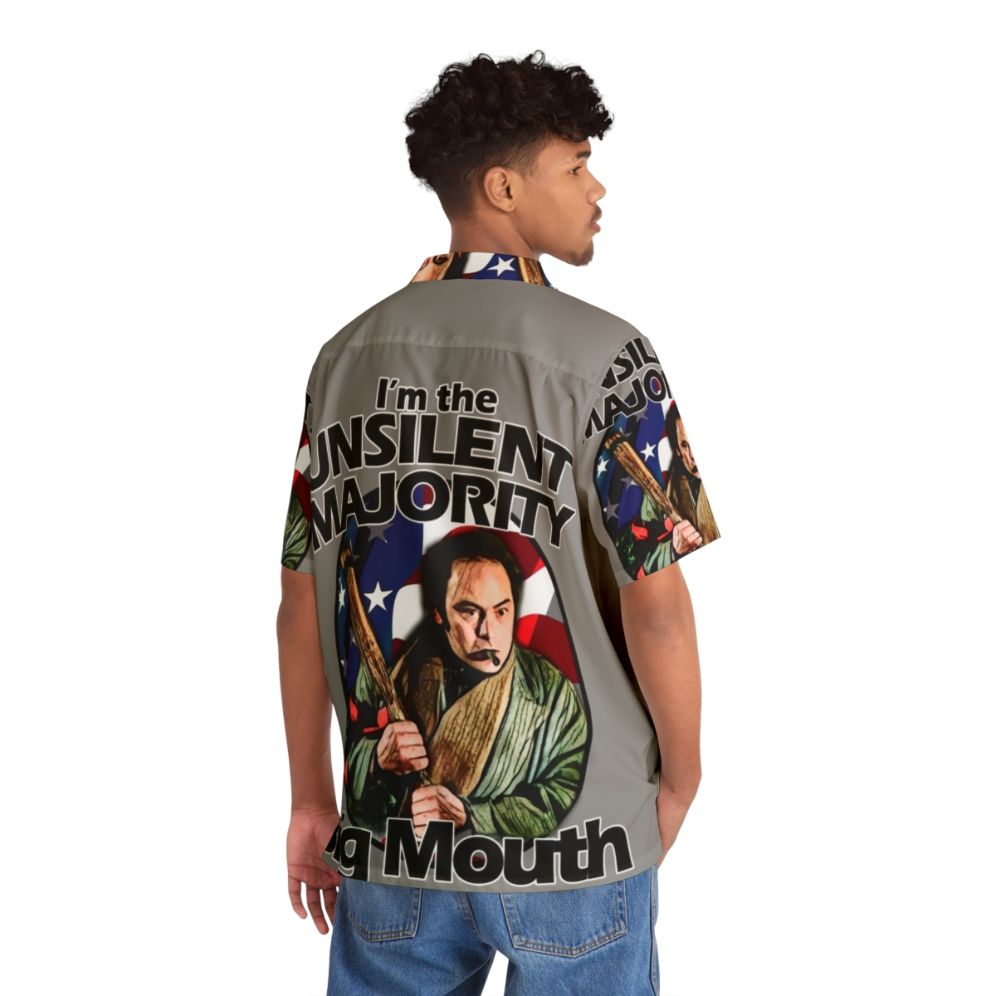 Unsilent Majority Big Mouth Hawaiian Shirt - People Back