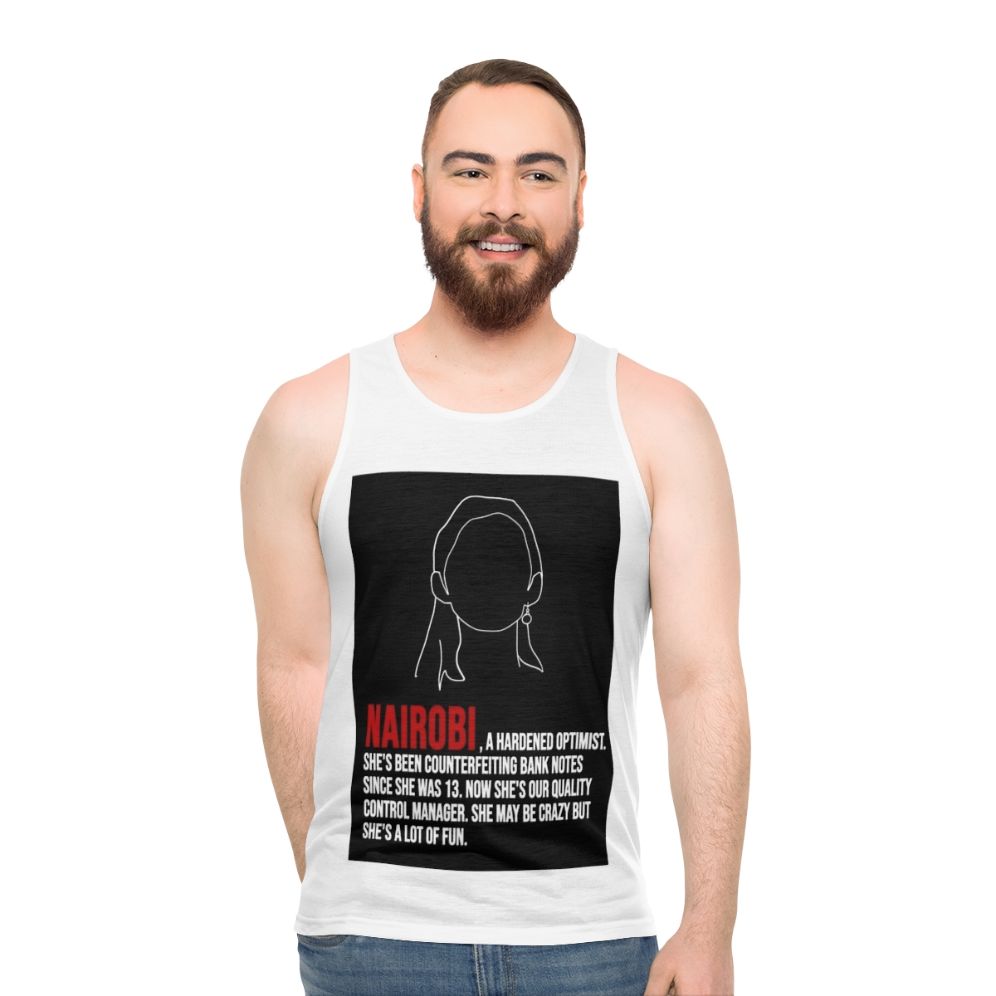 Nairobi House of Money Unisex Tank Top - men