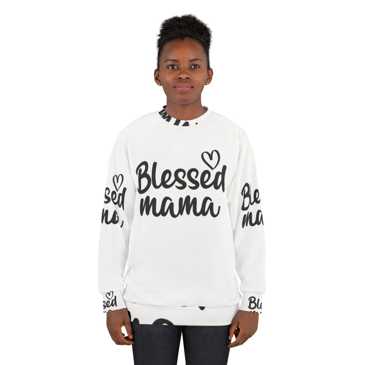 Blessed Mama Sweatshirt with mother's day design - women