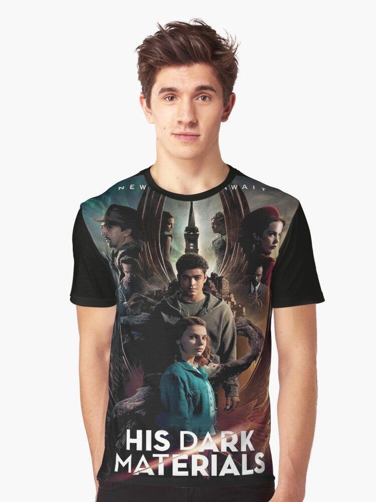 His Dark Materials fantasy adventure graphic t-shirt featuring characters from the TV series, films, and novels - Men