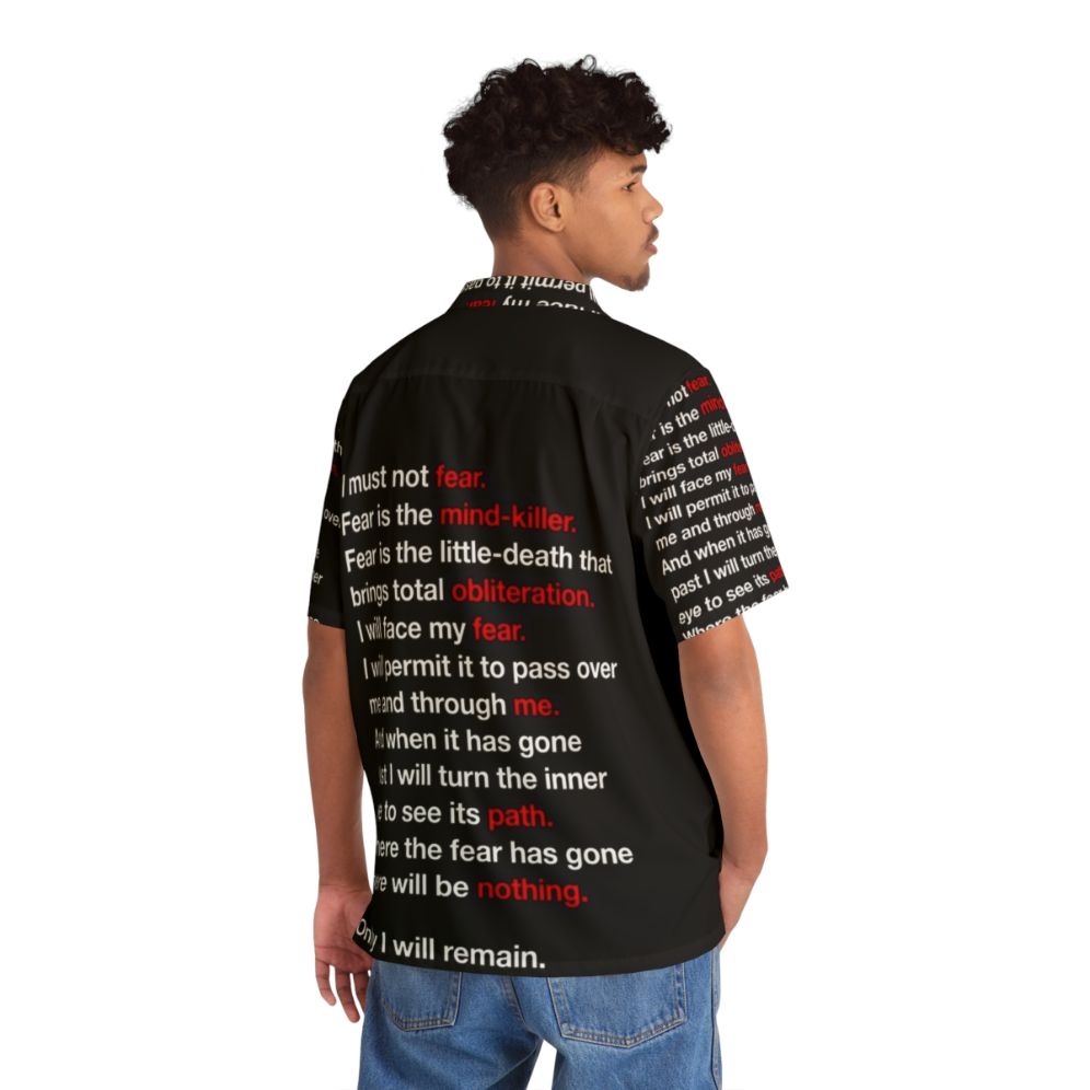 Dune Litany Against Fear Hawaiian Shirt - People Back