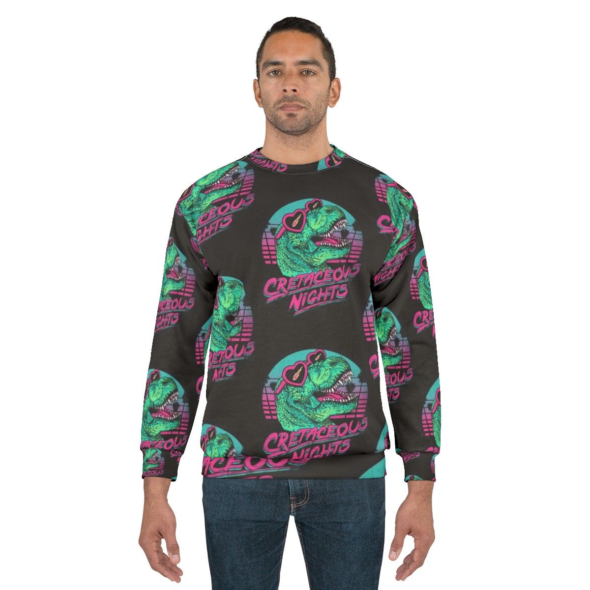 Cretaceous Nights Tyrannosaurus Rex Sweatshirt - men