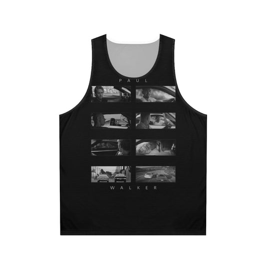 Paul Walker Fast Furious Unisex Tank Top