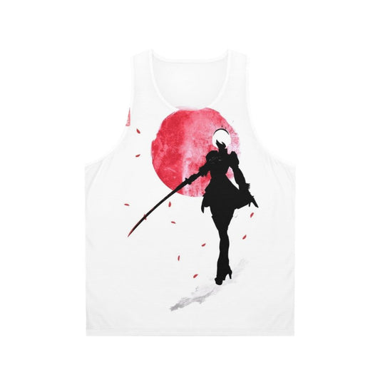 Nier Automata 2B Android Samurai Warrior Unisex Tank Top