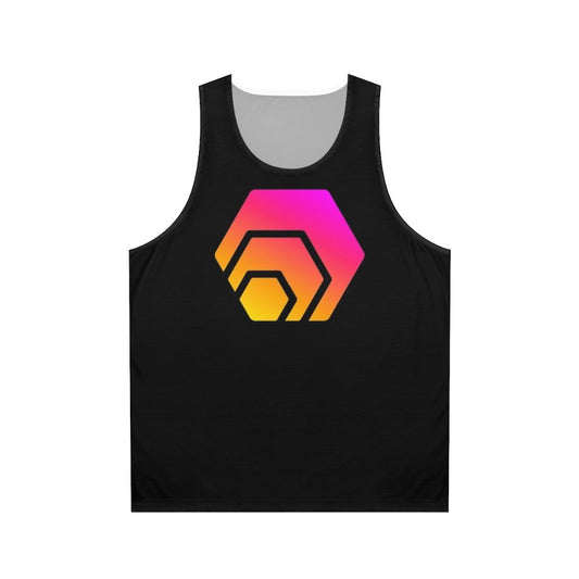 Hex Crypto Unisex Tank Top with Hexagon Logo