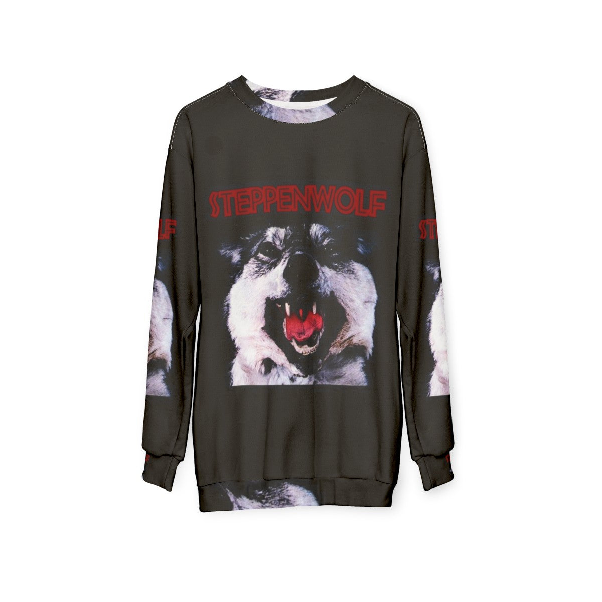 Steppenwolf rock sweatshirt inspired by Hermann Hesse's literature - hanging