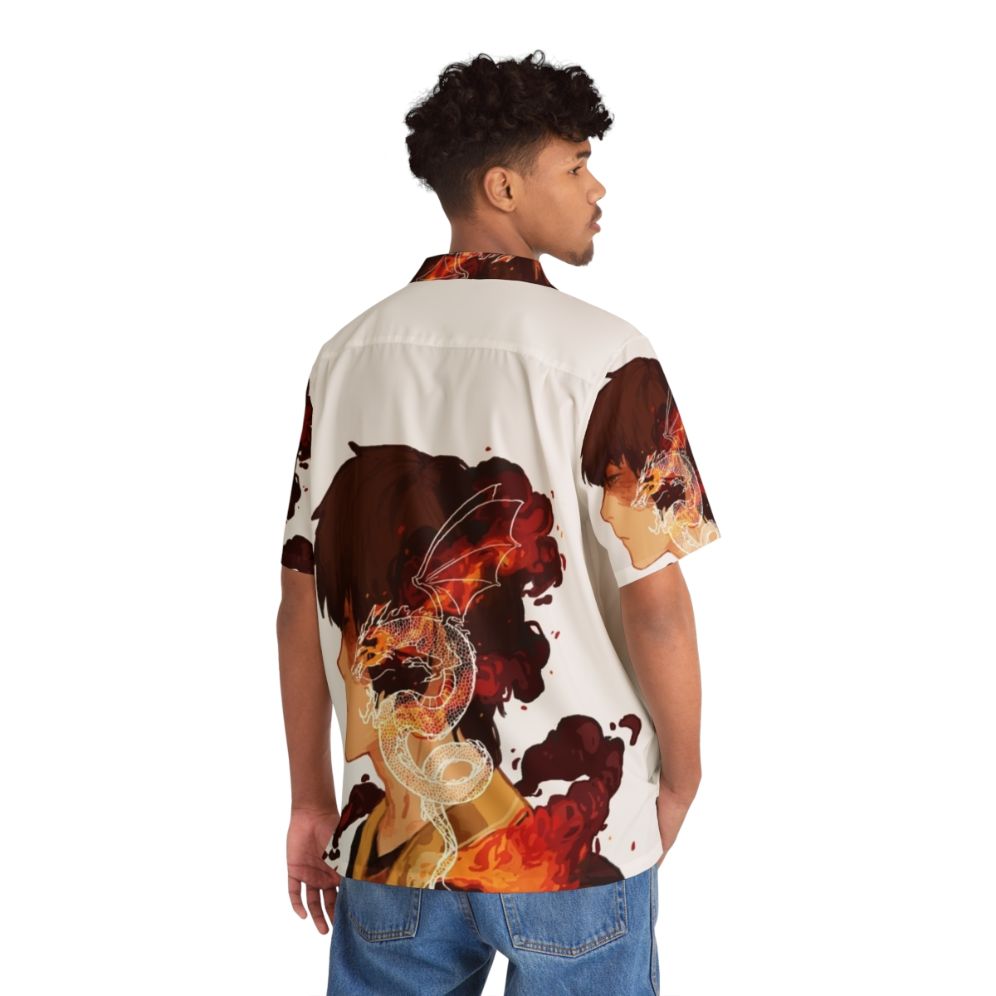 Zuko Hawaiian Shirt - Avatar The Last Airbender Firebender Apparel - People Back