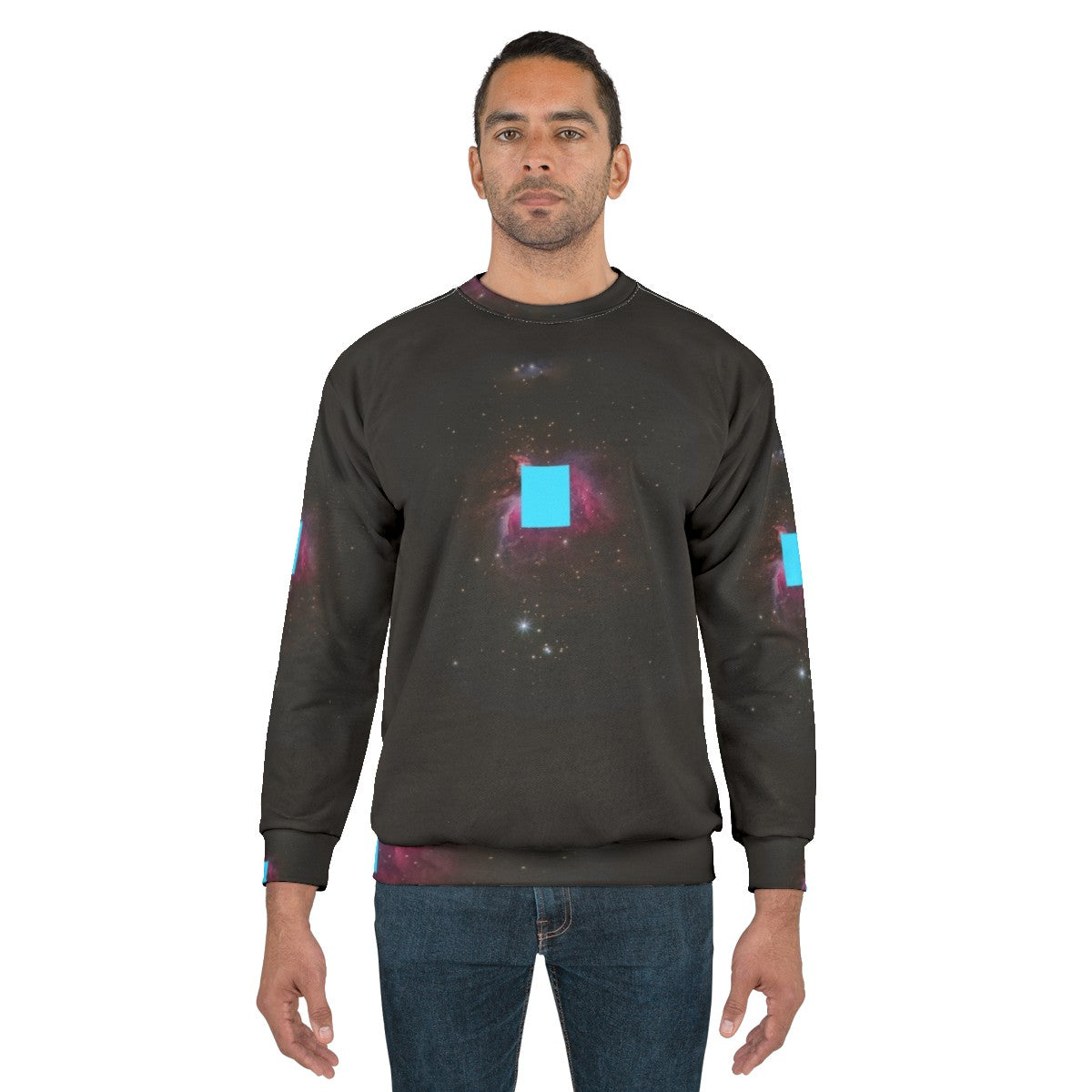 Zima Blue Futuristic Sweatshirt - men