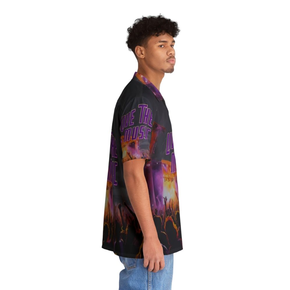 Futuristic Hawaiian Shirt for Music Lovers - People Pight