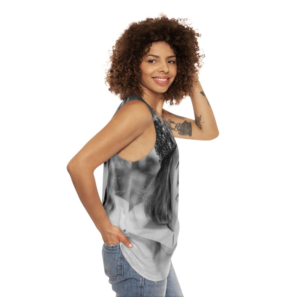 Greta Garbo unisex tank top - women side