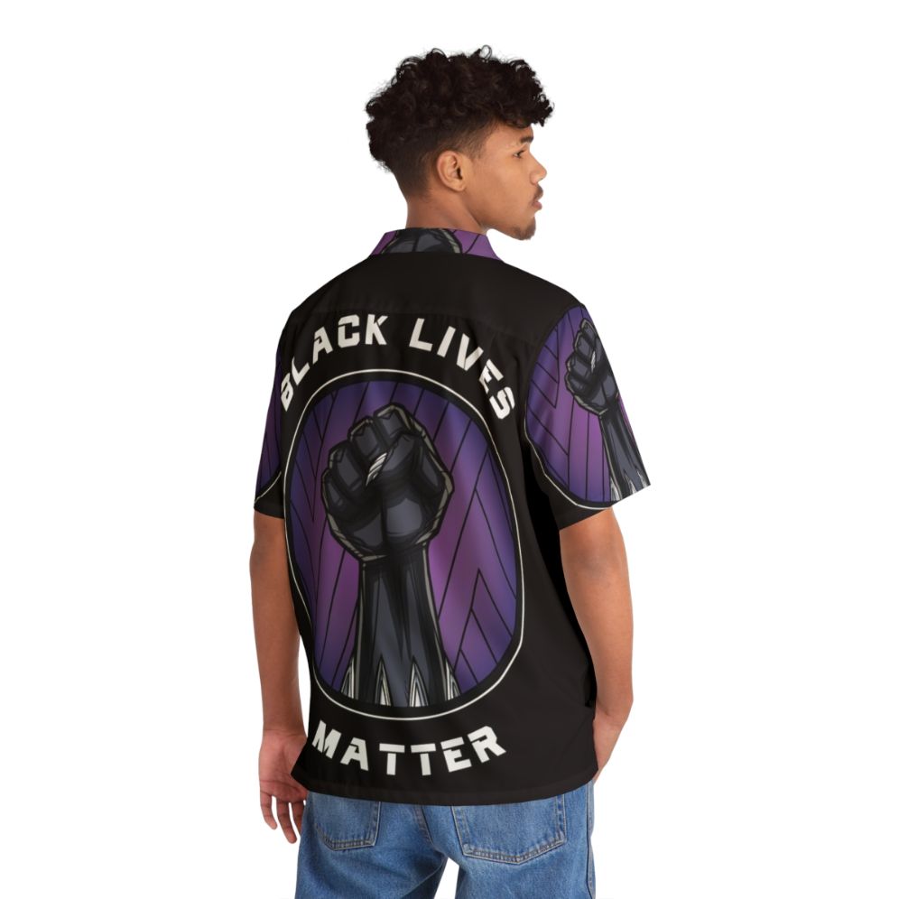 Black Panther Black Lives Matter Hawaiian Shirt - People Back