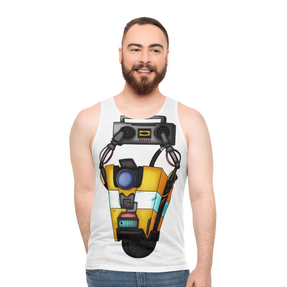 Borderlands Claptrap Boombox Unisex Tank Top - men