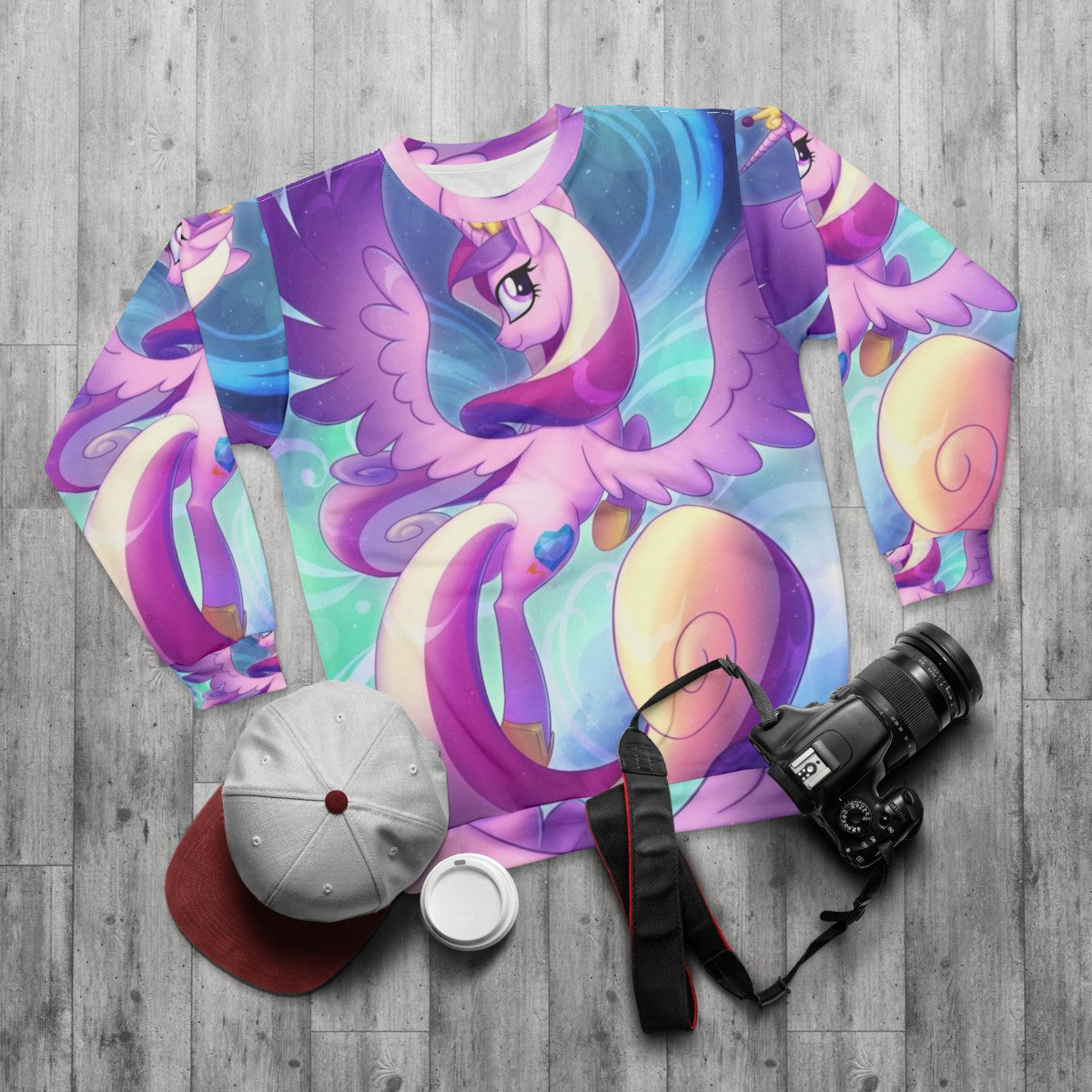 Princess Cadence My Little Pony Sweatshirt - flat lay