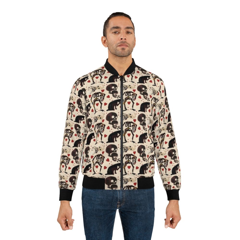 Our Flag(s) Mean Death Bomber Jacket with pirate-inspired design - Lifestyle