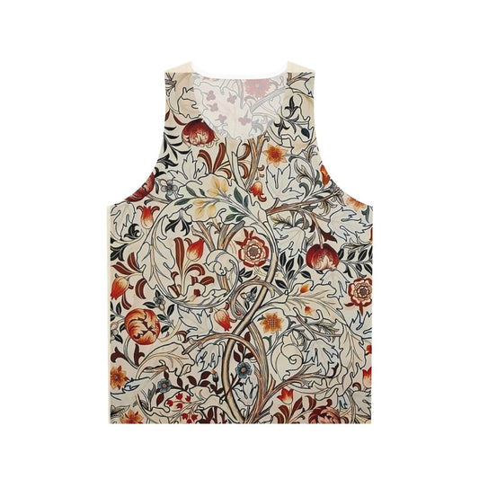 William Morris Floral Unisex Tank Top