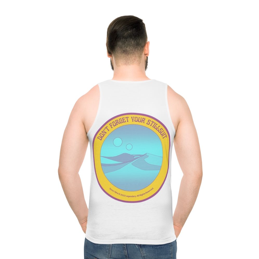 Dune Arrakis Desert Unisex Tank Top - men back