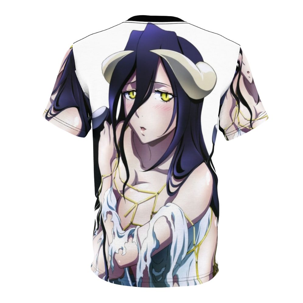 Overlord inspired Albedo anime graphic tee featuring the popular character - Back