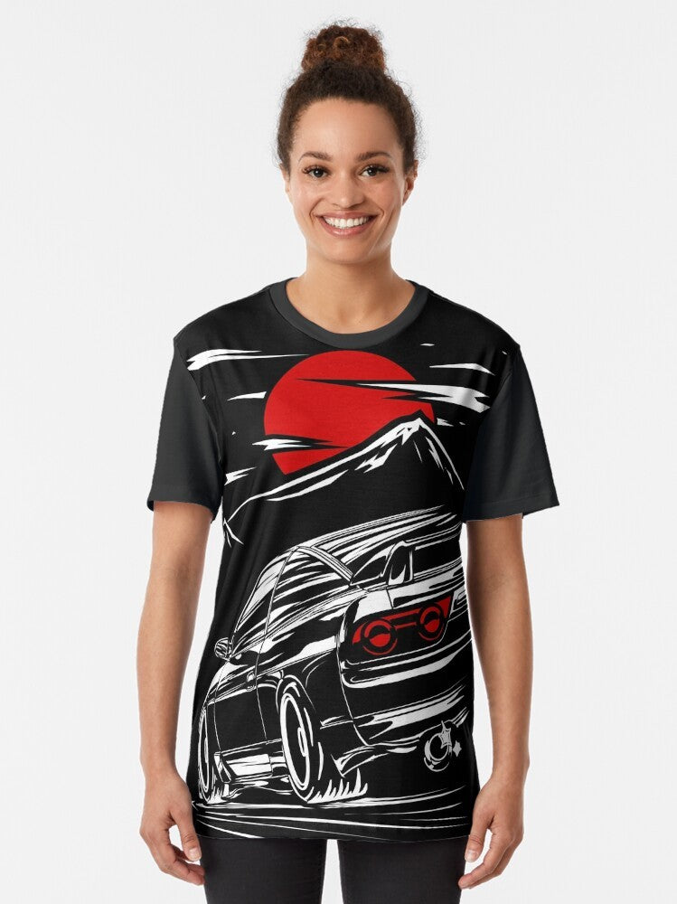 Nissan Silvia s13 Haruna Graphic T-Shirt - Women