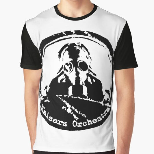 Kaizers Orchestra rock band graphic t-shirt with band logo