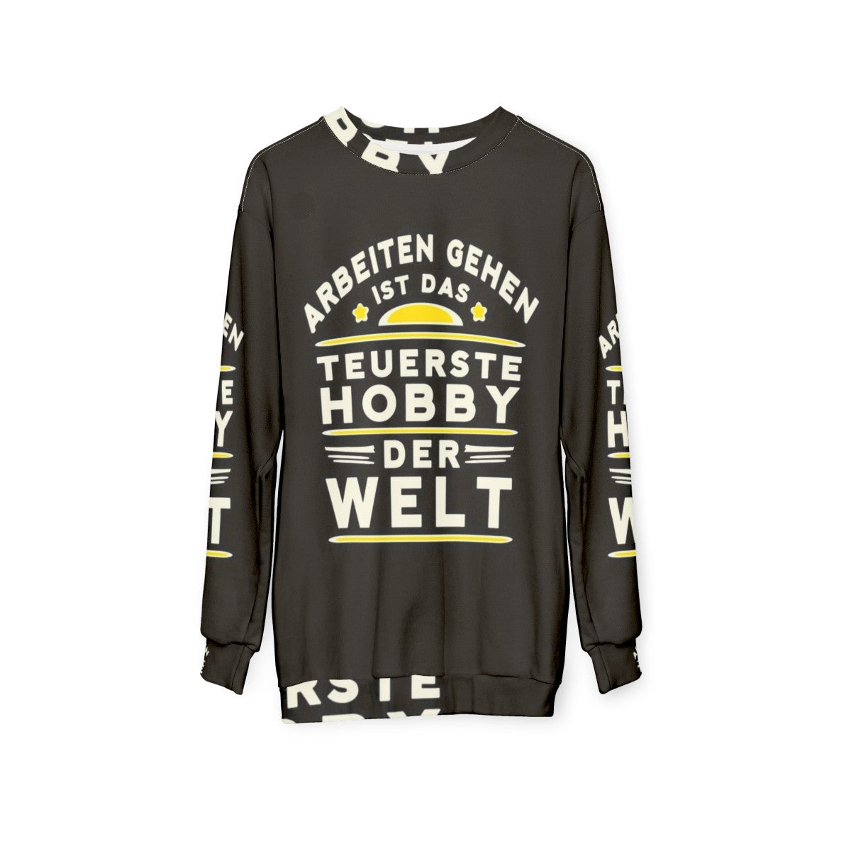 Hobbies Sweatshirt with Conspiracy and Political Humor - hanging