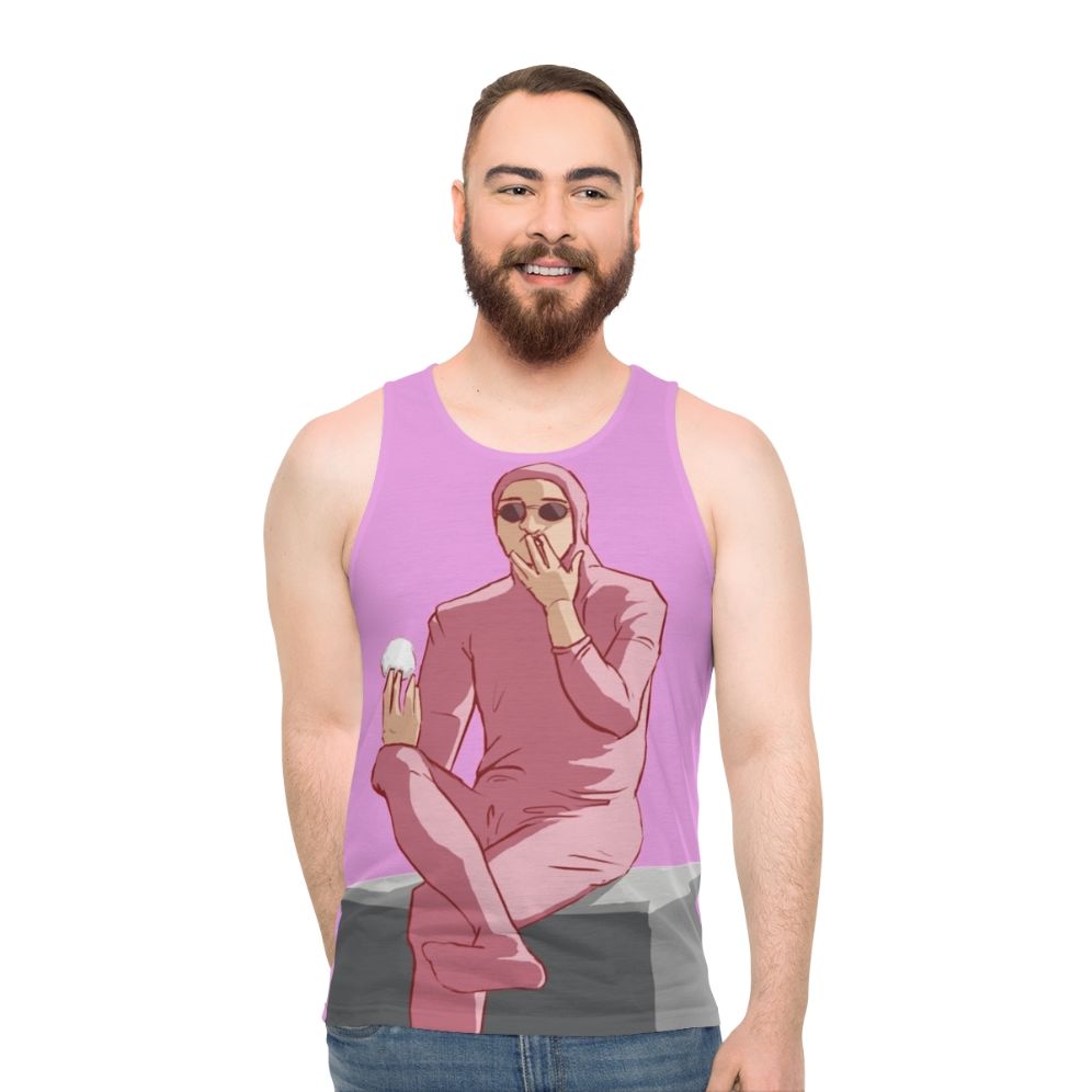 Pink Guy Unisex Tank Top - men