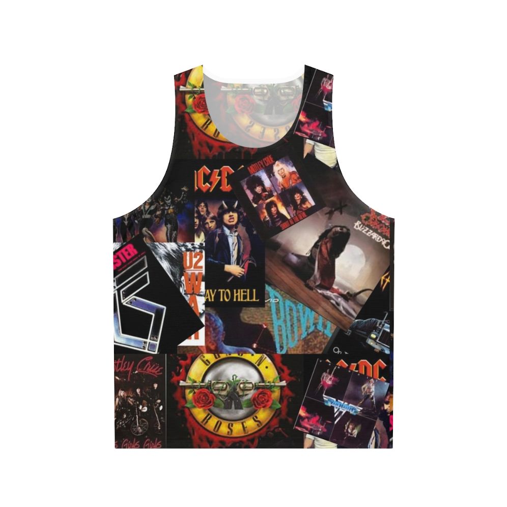 1980s rock bands unisex tank top