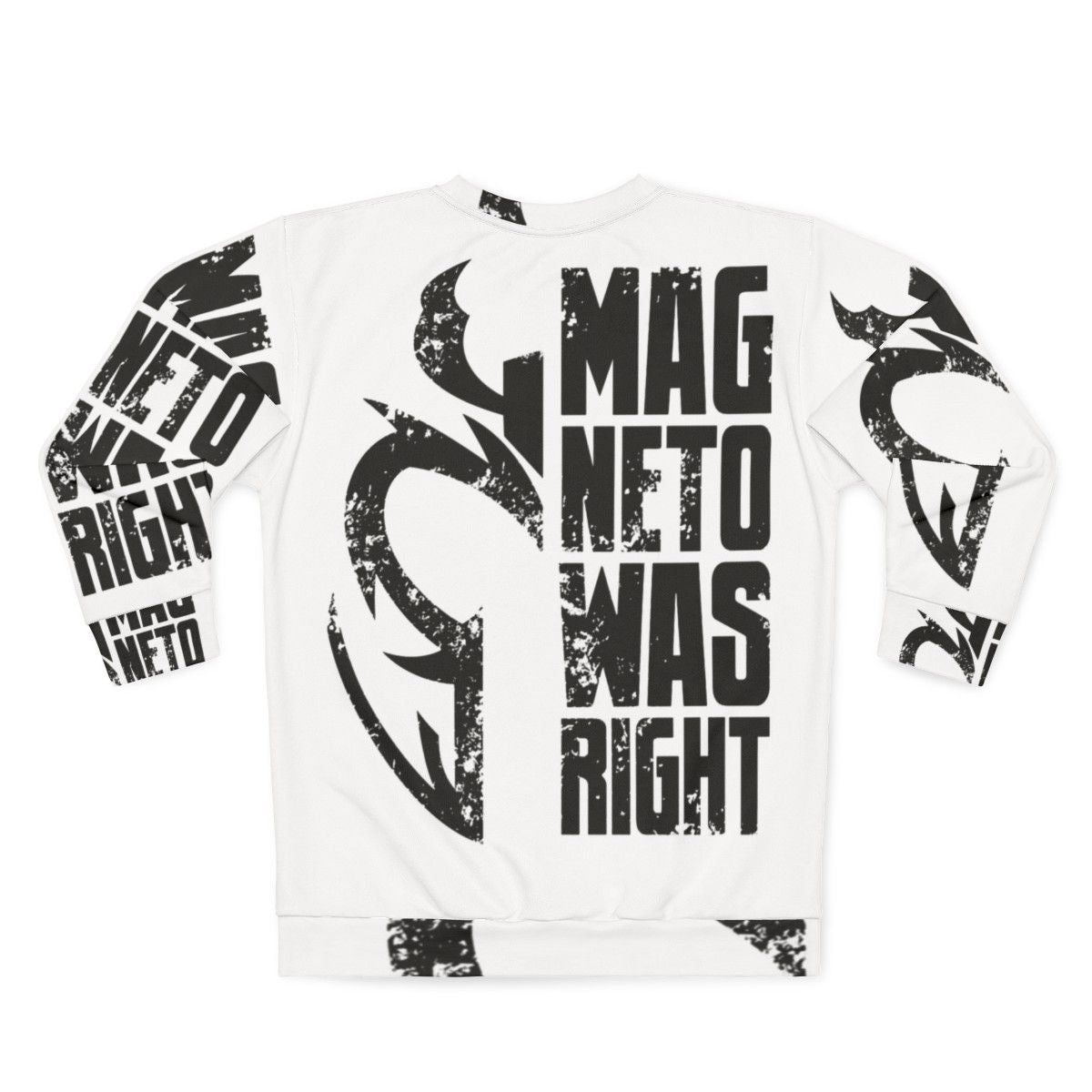 Magneto Was Right X-Men Inspired Mutant Resistance Sweatshirt - Back