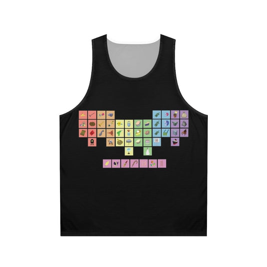 Periodic table of gags unisex tank top