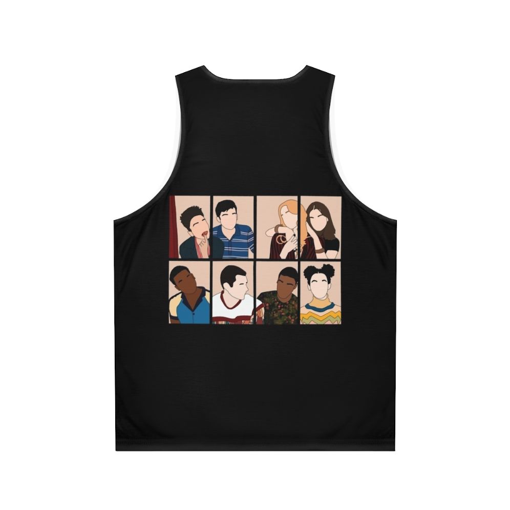 "Sex Education" Cast Unisex Tank Top - Back