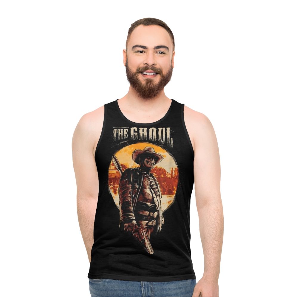 Ghoul unisex tank top for fallout fans and gamers - men