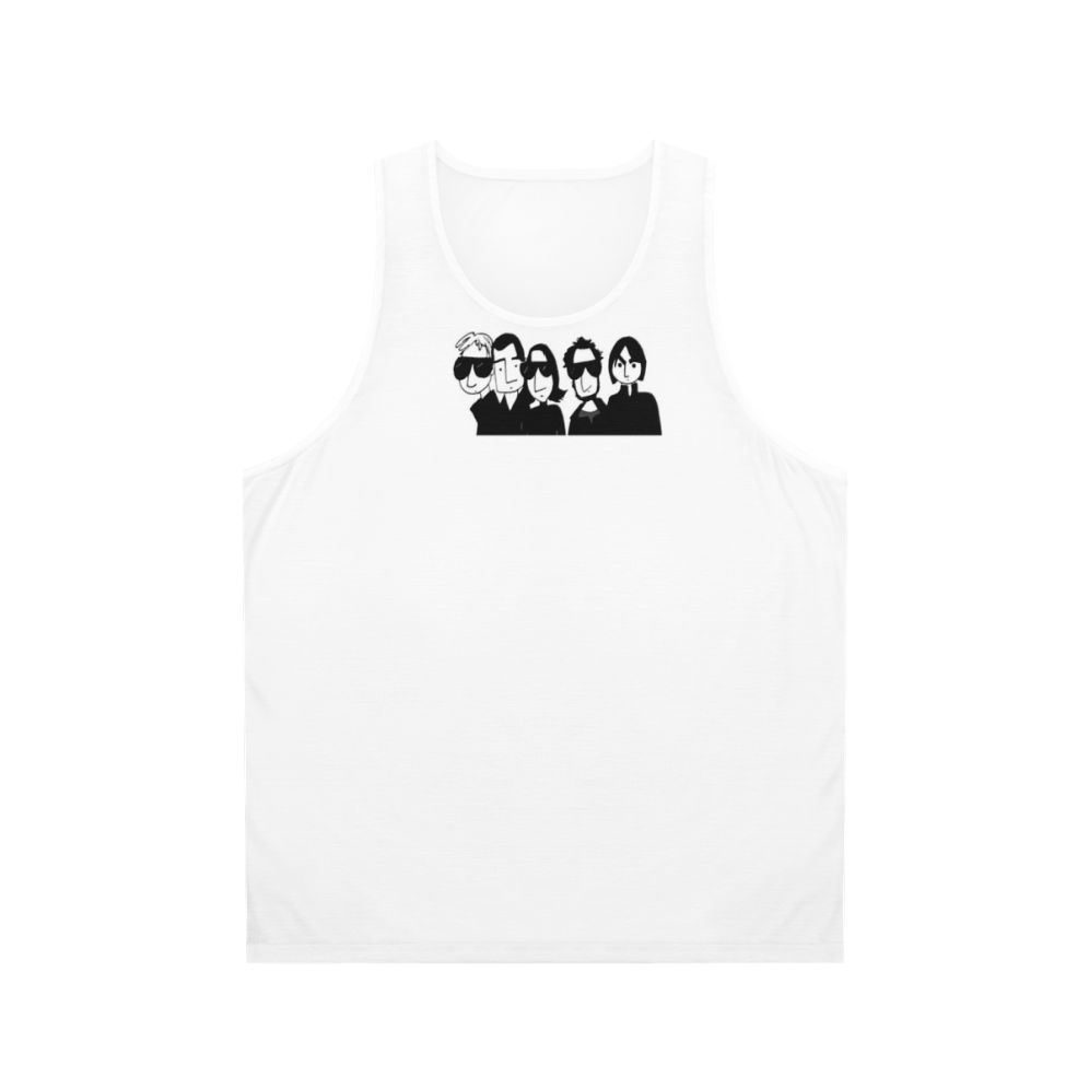 Unisex tank top featuring the band Los Planetas