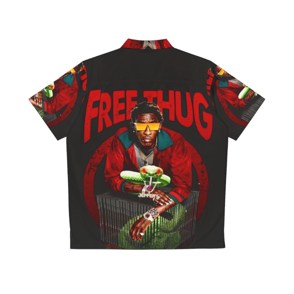 Young Thug Rap Tour Hawaiian Shirt - Back