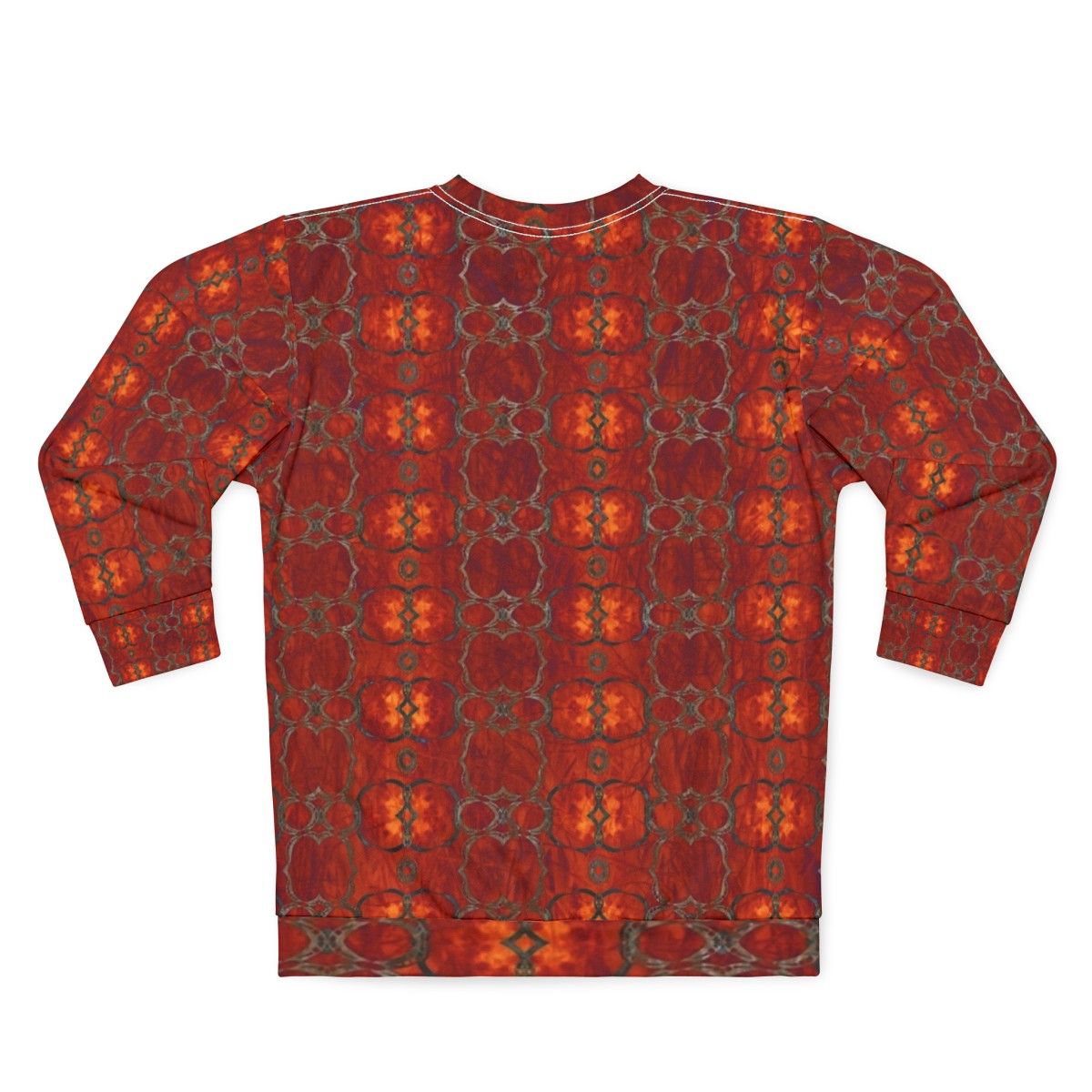 Bold African Tribal Pattern Sweatshirt - Back