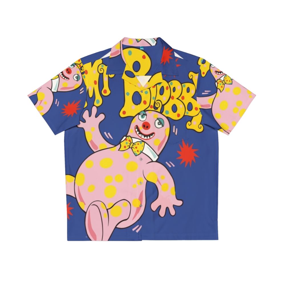 Blobby Hawaiian Shirt with Christmas Design