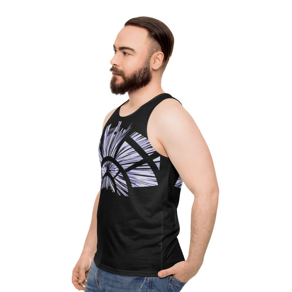 Star Wars Unisex Tank Top with "What A Piece Of Junk" Design - men side