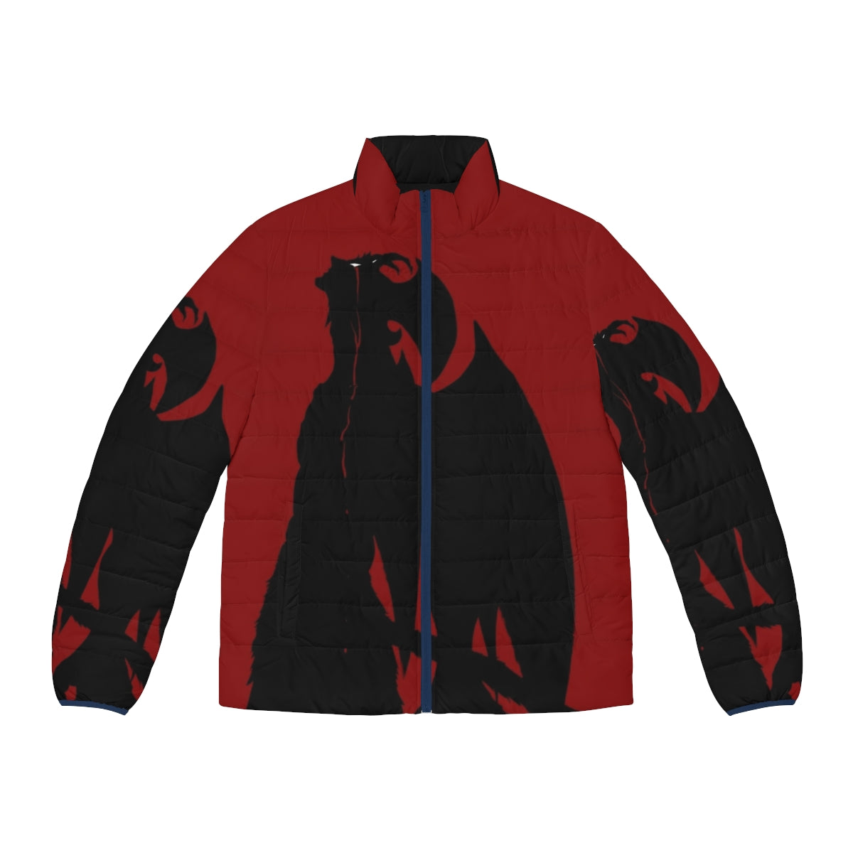 Devilman Crybaby Puffer Jacket - Anime Inspired Outerwear with Akira Fudo Graphics